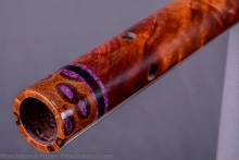 Honduran Rosewood Burl Native American Flute, Minor, Mid A-4, #K16E (7)